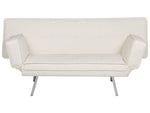 Schlafsofa BRISTOL Weiss Kunstleder