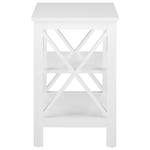 Beistelltisch weiss quadratisch 40 x 40 cm FOSTER