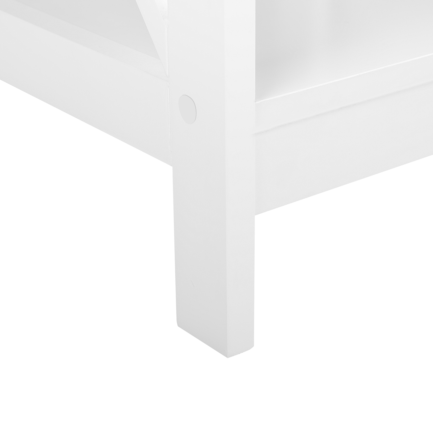 Beistelltisch weiss quadratisch 40 x 40 cm FOSTER