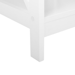 Beistelltisch weiss quadratisch 40 x 40 cm FOSTER