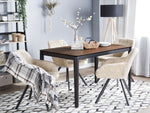 Esstisch CEDAR Dunkle Walnuss 135 cm 80 cm