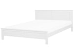 Bett mit Lattenrost Kiefernholz OLIVET 180 x 200 cm Weiss