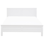 Bett mit Lattenrost Kiefernholz OLIVET 180 x 200 cm Weiss