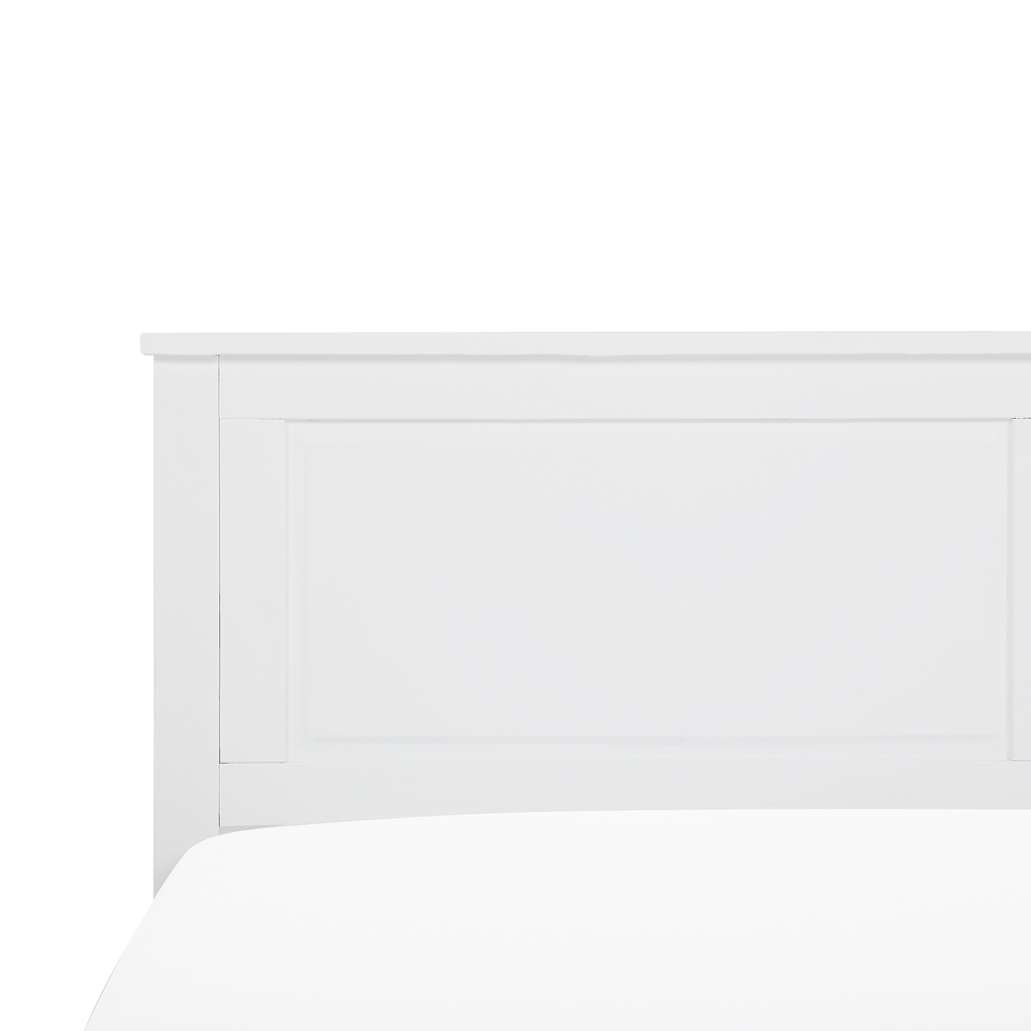 Bett mit Lattenrost Kiefernholz OLIVET 180 x 200 cm Weiss