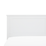 Bett mit Lattenrost Kiefernholz OLIVET 180 x 200 cm Weiss