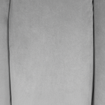 3-Sitzer Sofa Samtstoff hellgrau ALSVAG