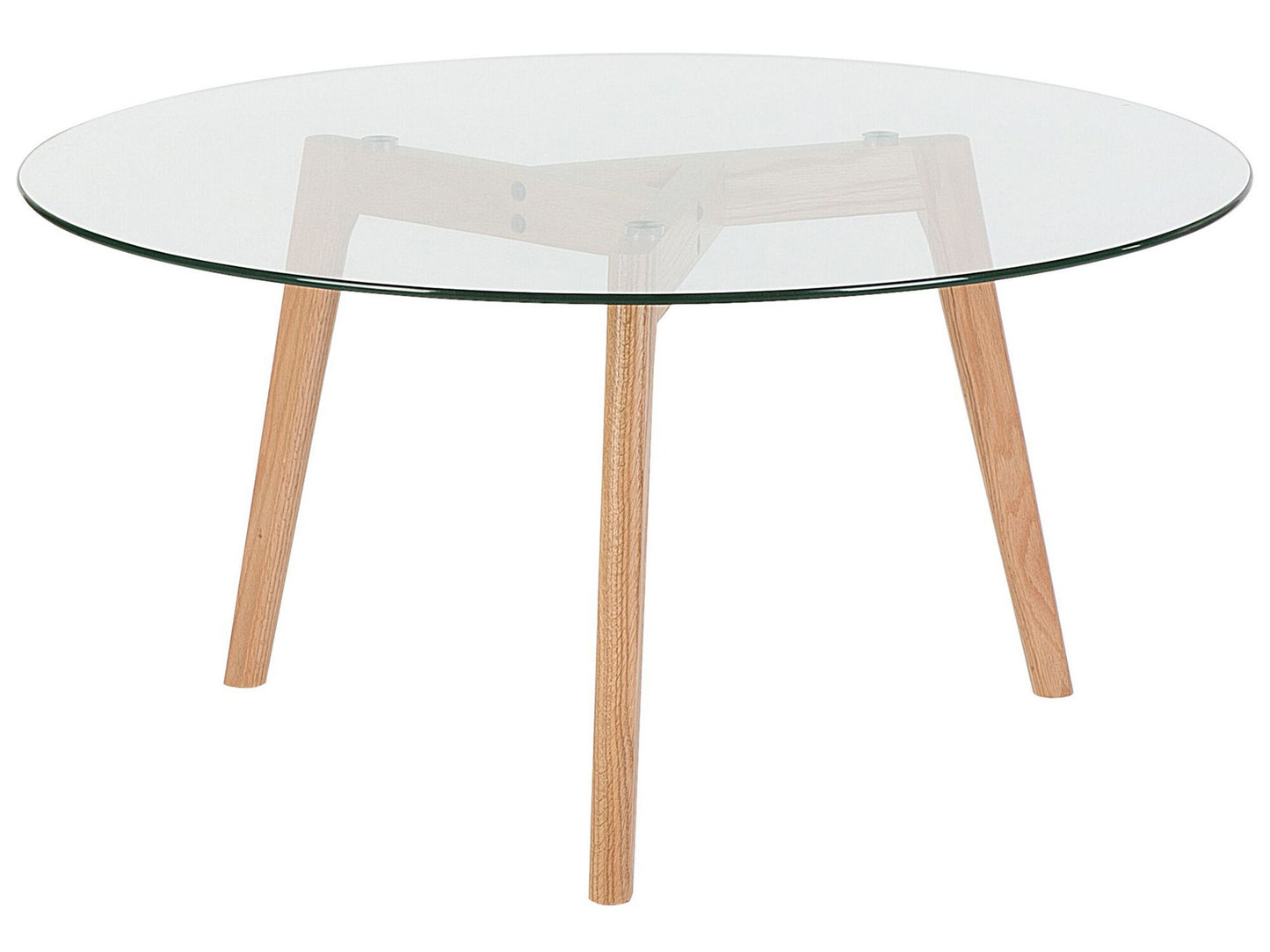 Couchtisch Glas ⌀ 90 cm MINNESOTA