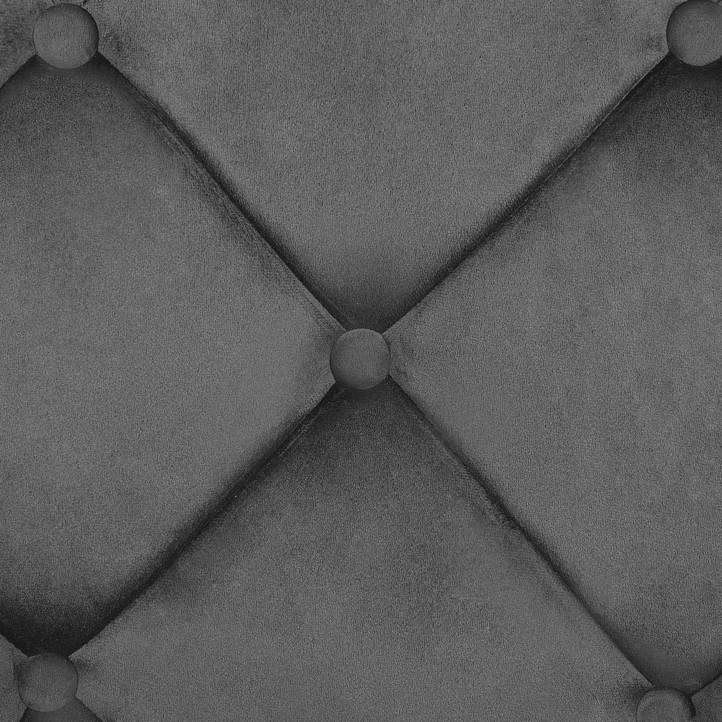 Drehsessel VAKSALA Samtstoff Dunkelgrau