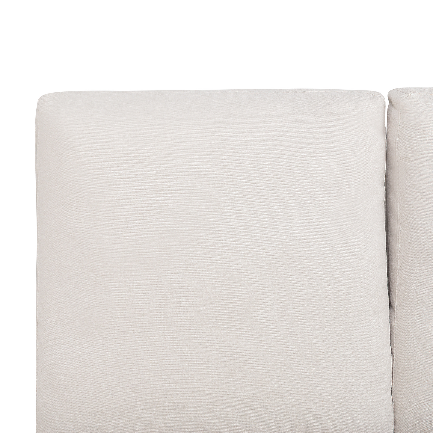 Bett mit Lattenrost Chenillegewebe MELLE 140 x 200 cm Hellbeige