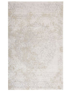 Teppich Baumwolle beige 160 x 230 cm orientalisches Muster Kurzflor BEYKOZ
