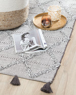 Teppich braun 80 x 150 cm Kurzflor TUZLA