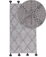 Teppich braun 80 x 150 cm Kurzflor TUZLA