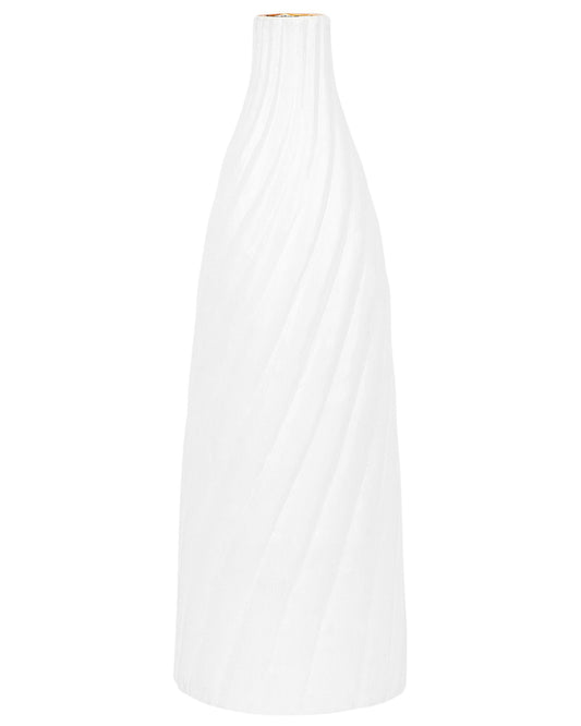 Dekovase FLORENTIA Keramik 54 cm Weiss