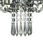 Kronleuchter ADORN Metall Hellgrau