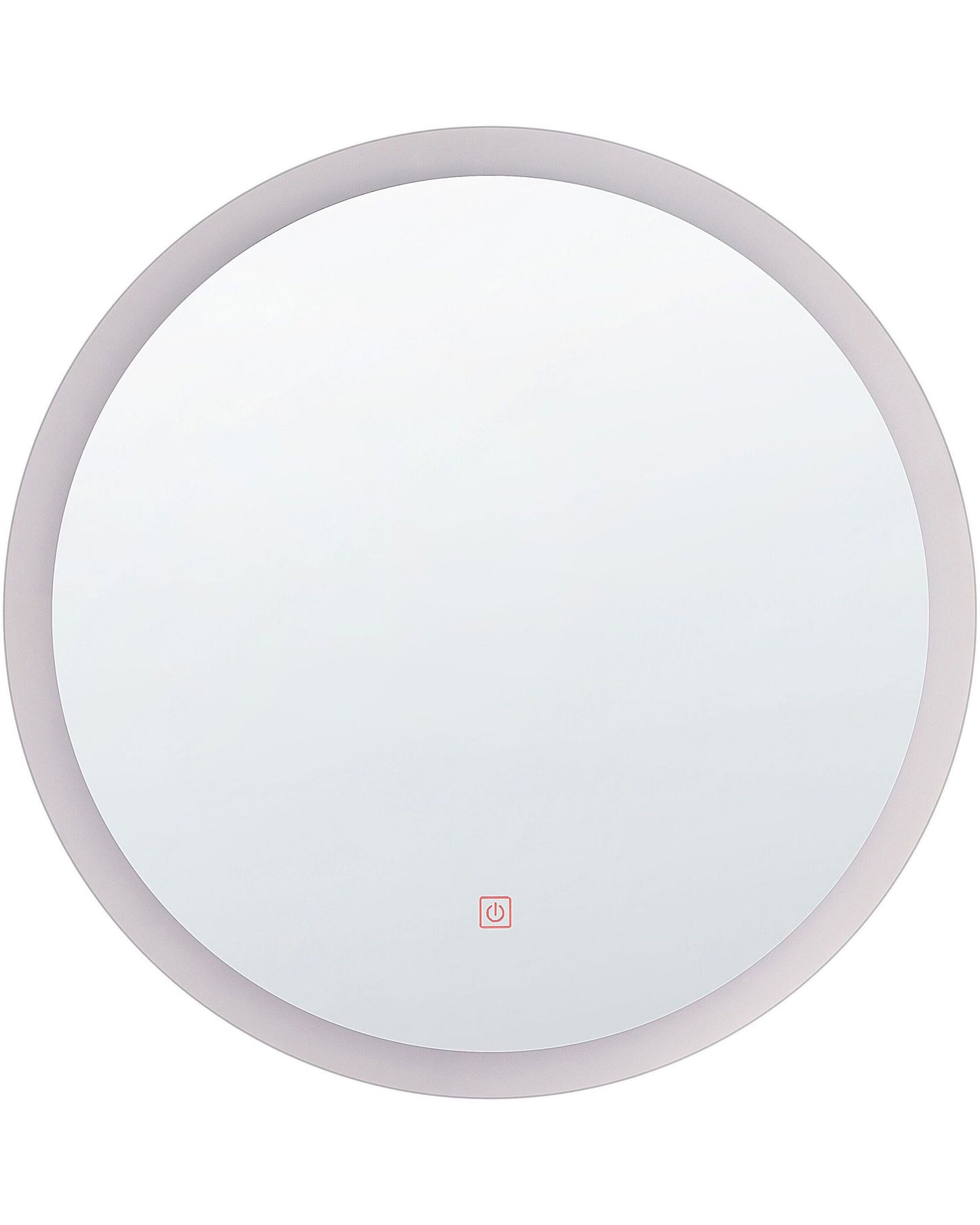 LED-Badezimmer-Spiegel YSER 58 cm 58 cm Silber