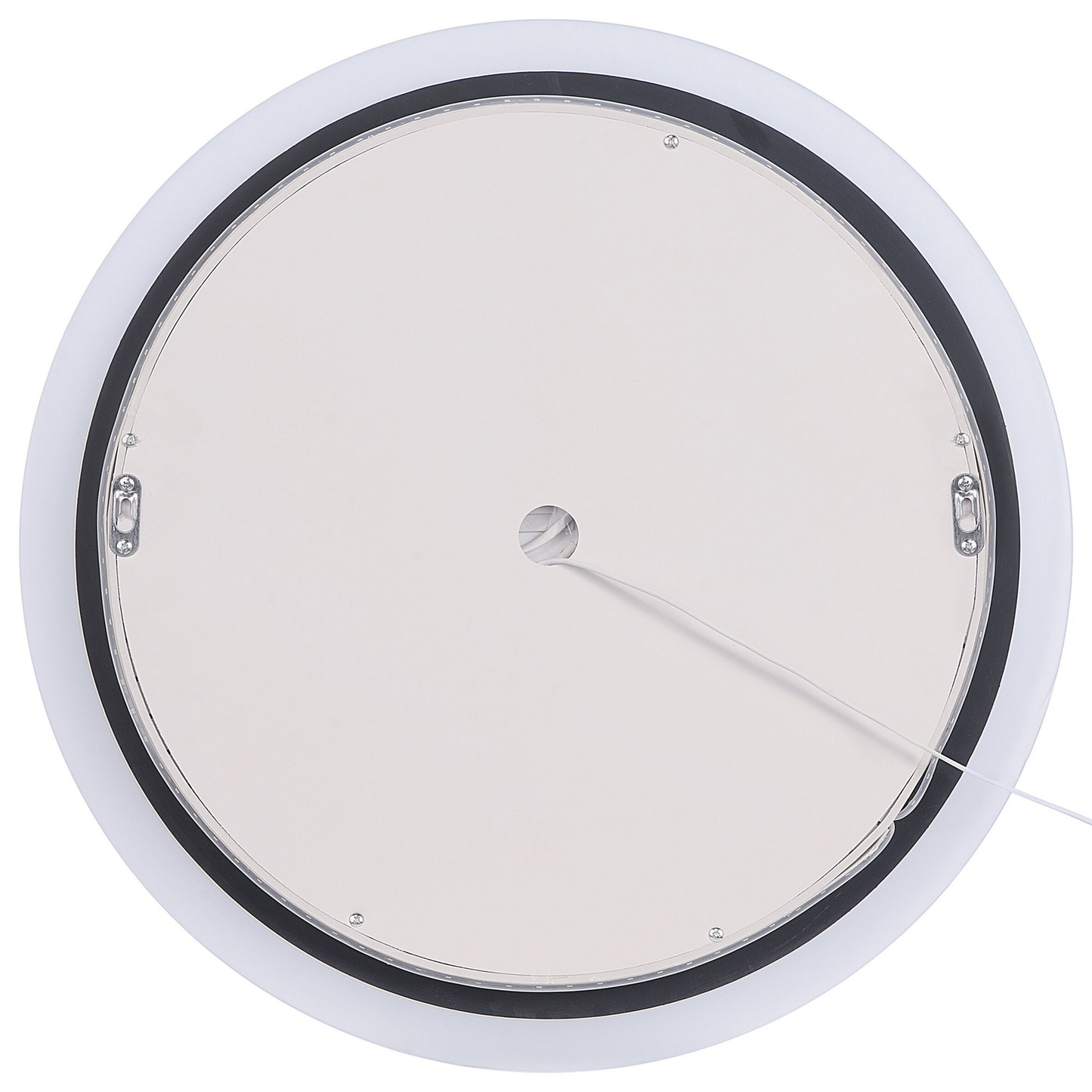 LED-Badezimmer-Spiegel YSER 58 cm 58 cm Silber