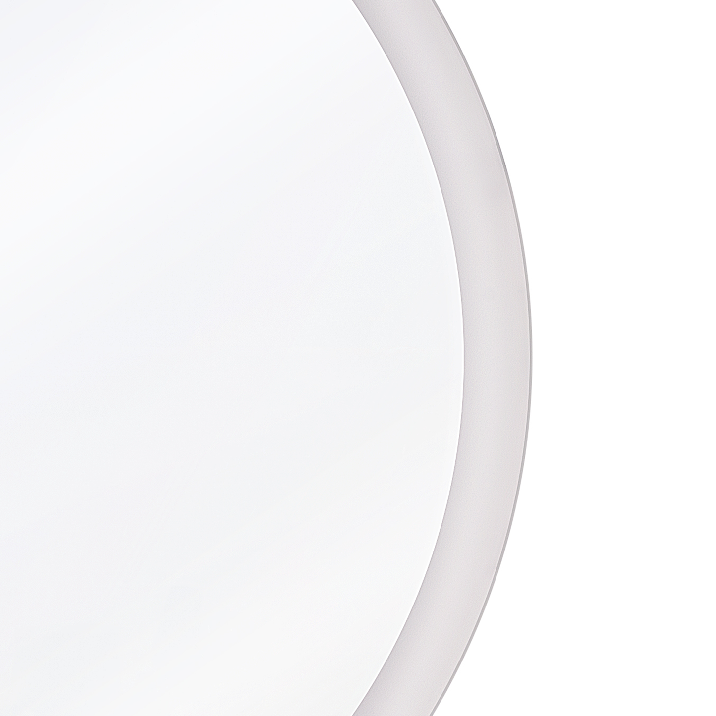 LED-Badezimmer-Spiegel YSER 58 cm 58 cm Silber