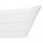 Badewanne freistehend weiss oval 170 x 73 cm BUENAVISTA