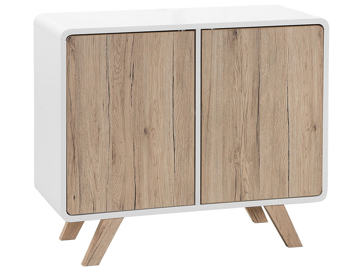 Schrank MILO 76 cm Holzoptik Weiss