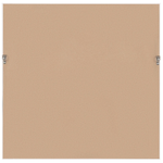 Wandspiegel BRIGNOLES 50 cm 50 cm Weiss