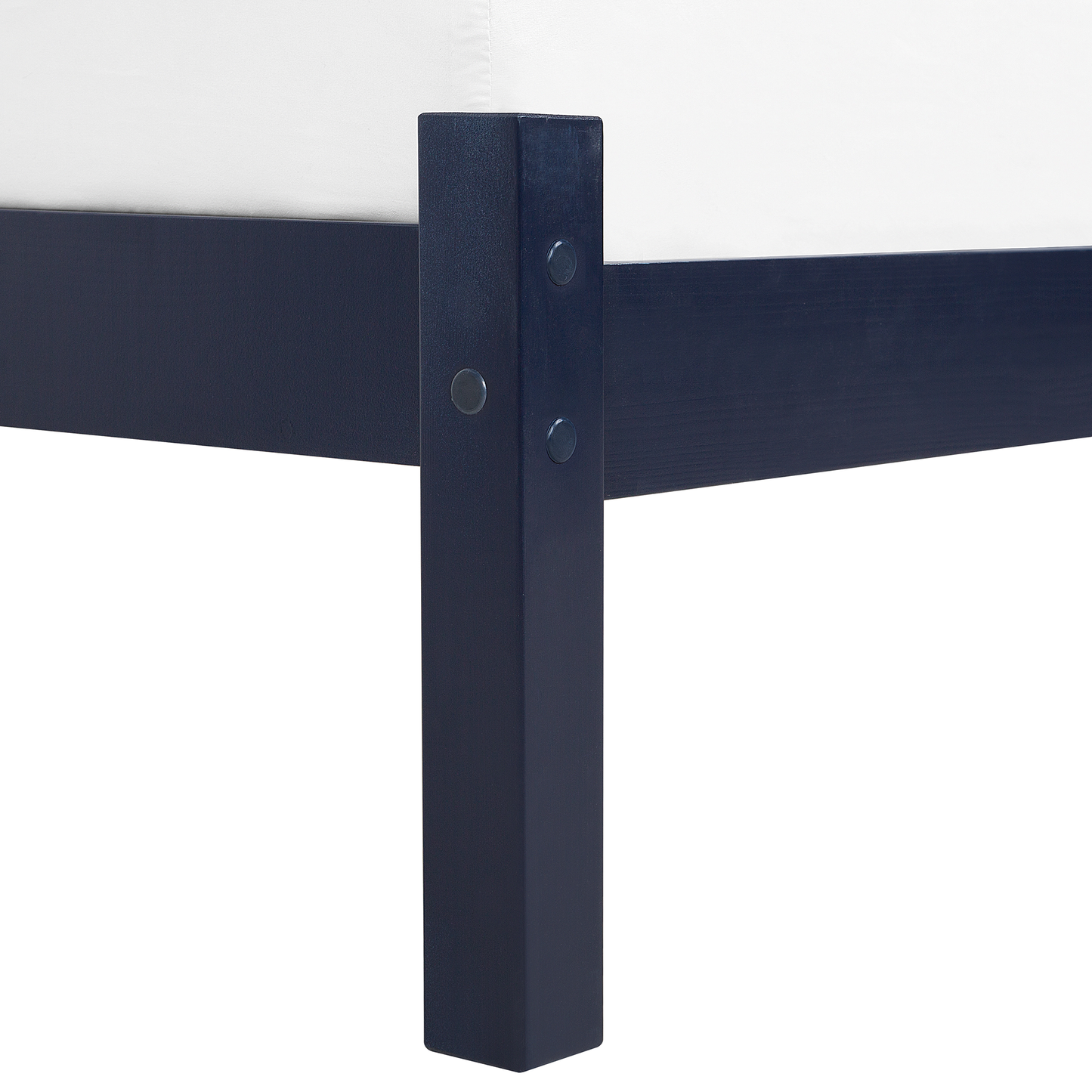 Bett mit Lattenrost Kiefernholz FLORAC 160 x 200 cm Marineblau