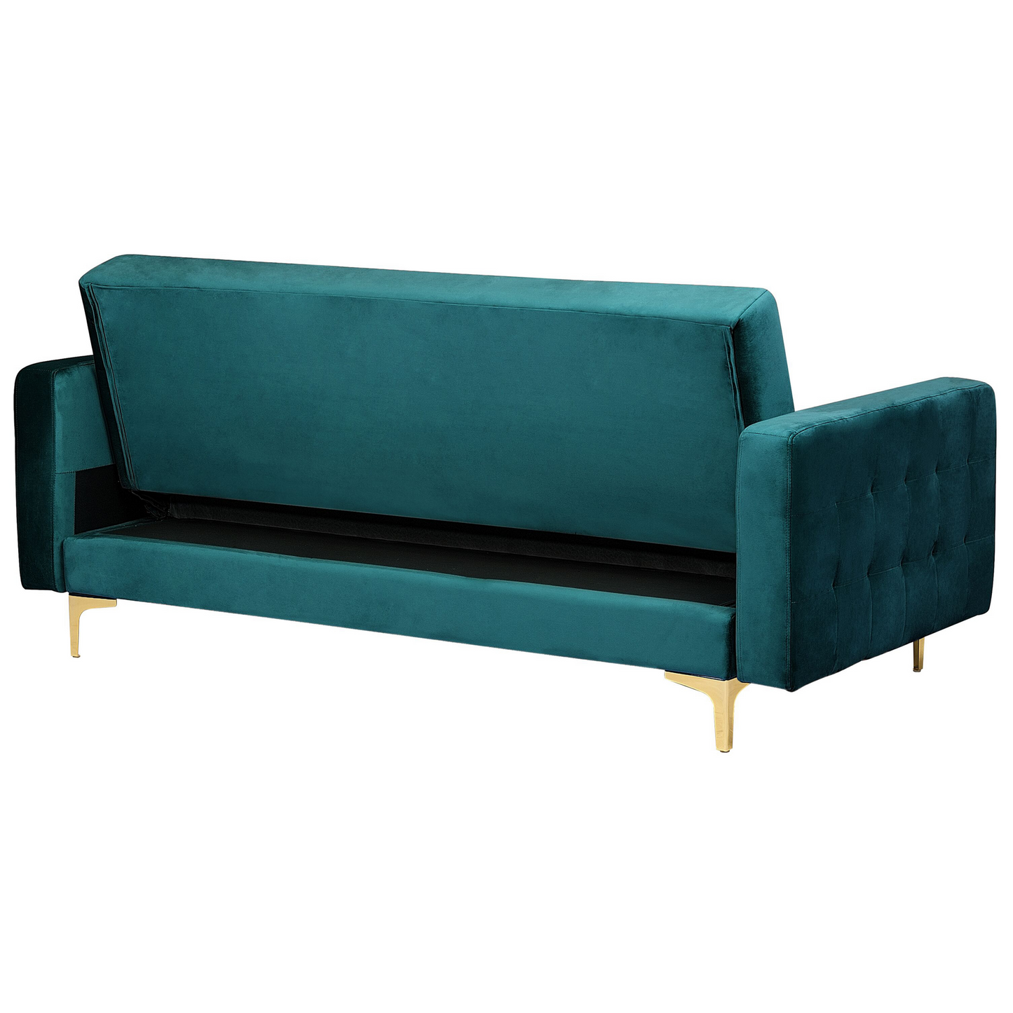 Sofa Set Samtstoff blaugrün 5-Sitzer ABERDEEN