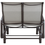 Gartenbank BORGIO 114 cm Metall Grau