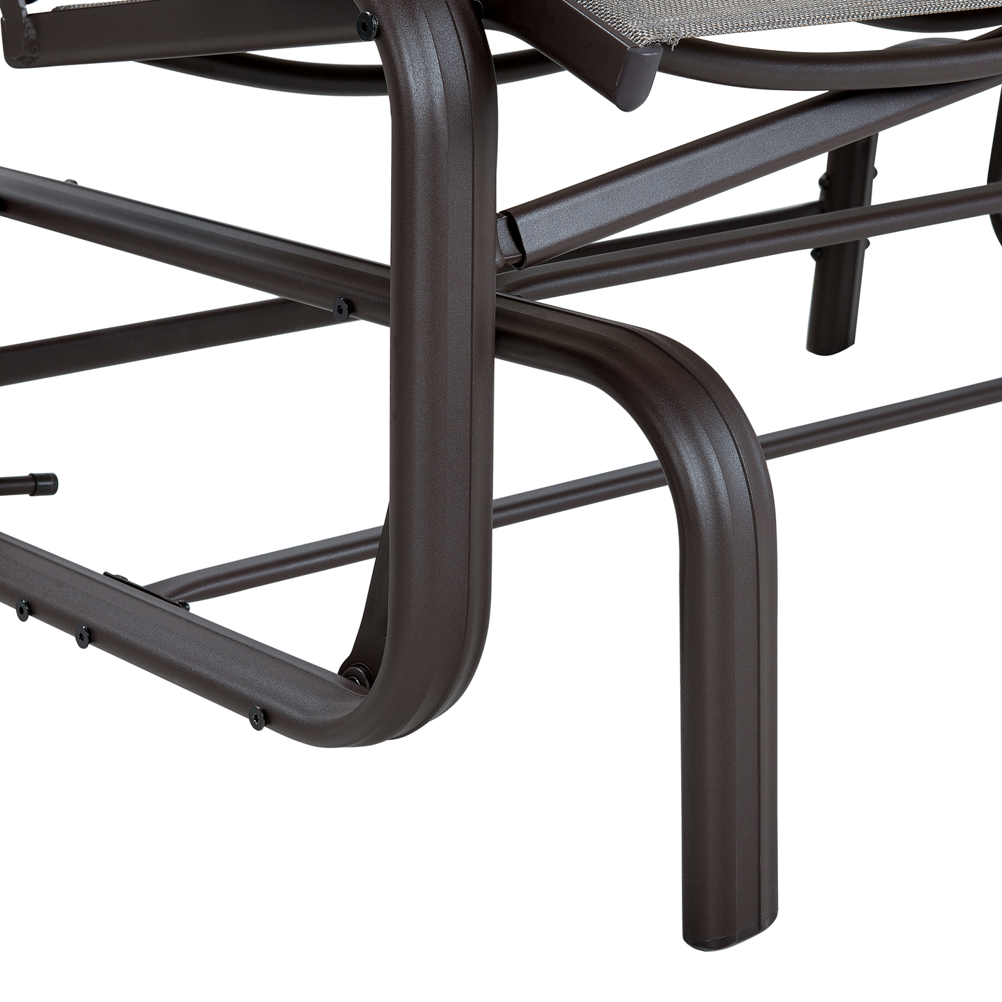 Gartenbank BORGIO 114 cm Metall Grau