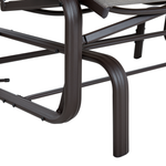 Gartenbank BORGIO 114 cm Metall Grau