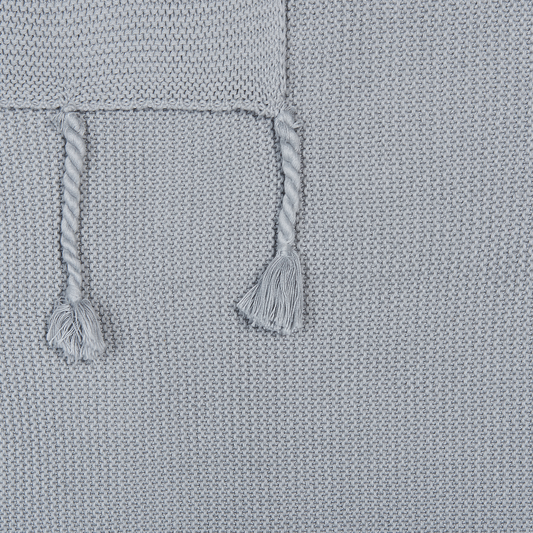 Kuscheldecke NAZILLI Baumwolle 125 x 150 cm Hellgrau
