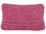 Dekokissen KIRIS Baumwolle 30 x 50 cm Rosa Geometrisches Muster