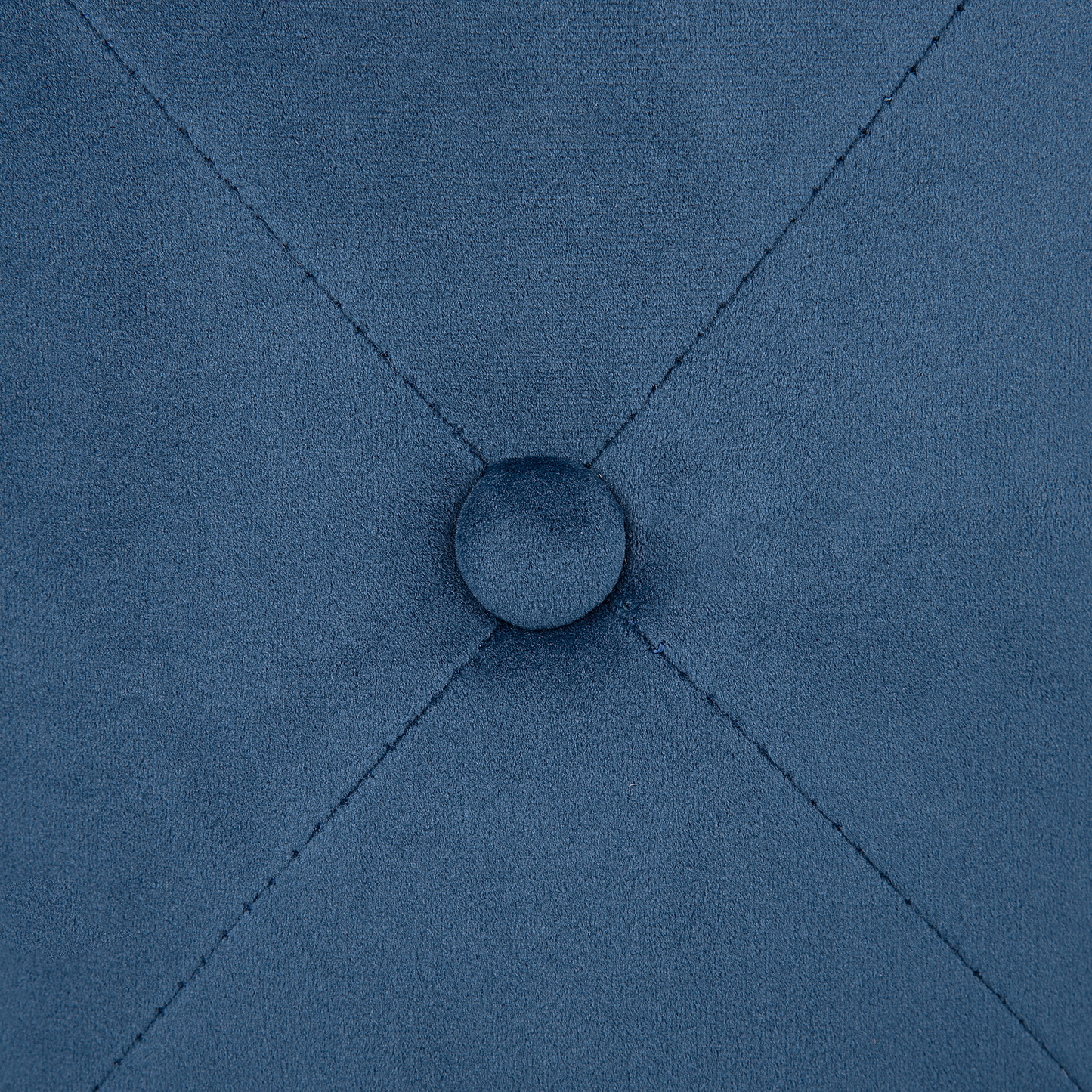 Pouf Samtstoff dunkelblau rund ⌀ 40 cm COROLLA