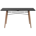 Esstisch BIONDI Schwarz 140 cm 80 cm