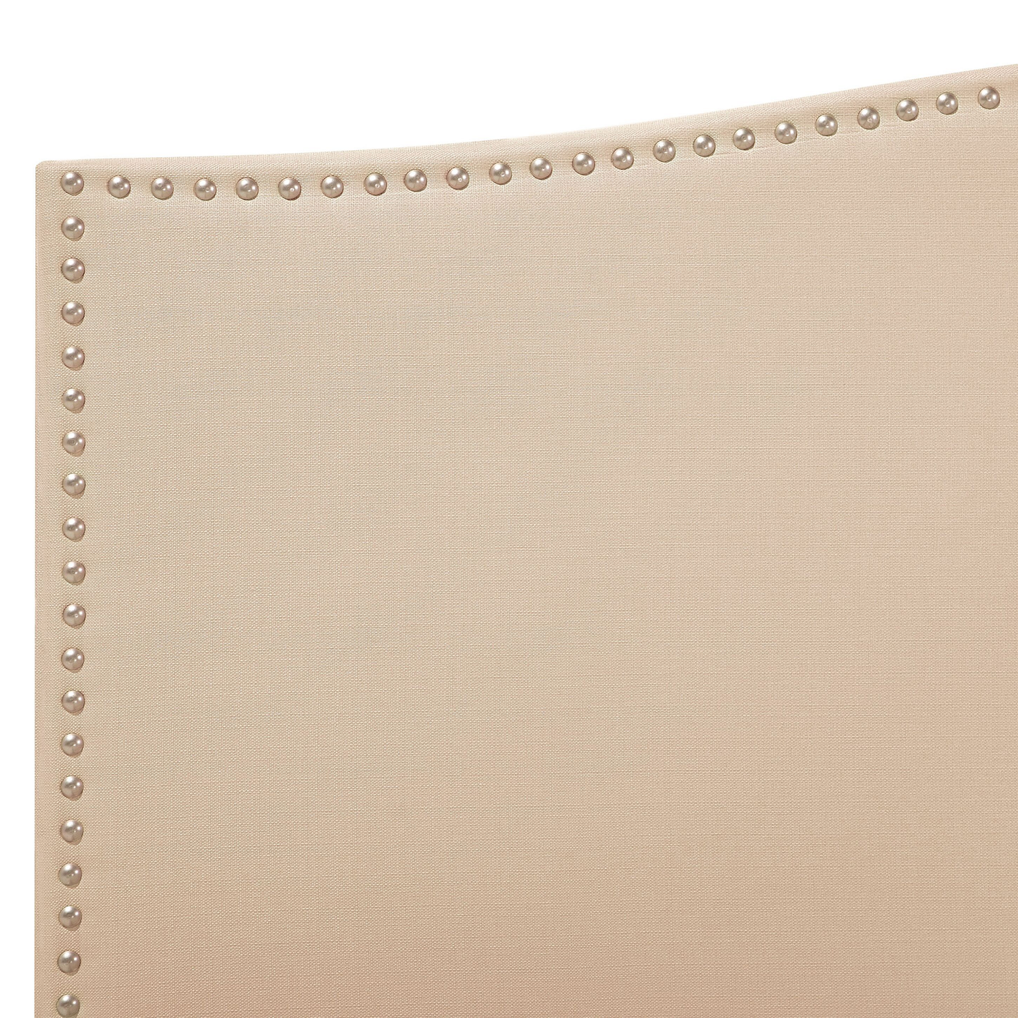 Bett mit Lattenrost Stoff MONTPELLIER 160 x 200 cm Beige