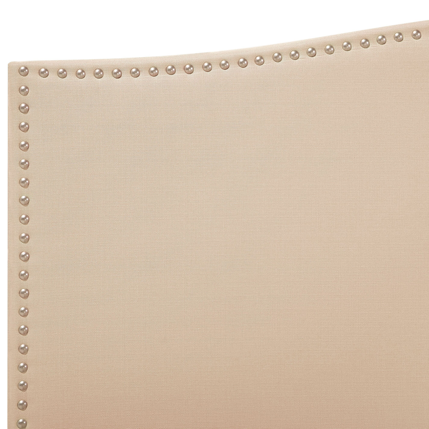 Bett mit Lattenrost Stoff MONTPELLIER 180 x 200 cm Beige