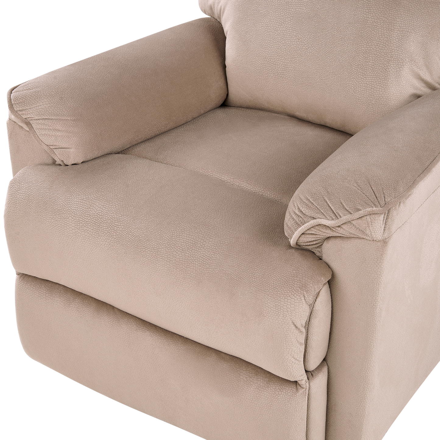 Sessel EVERTON Stoff Hellbraun