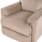Sessel EVERTON Stoff Hellbraun