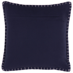 Dekokissen MELUR 45 x 45 cm Dunkelblau Ikates Muster