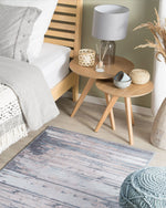 Teppich beige-grau 80 x 150 cm Kurzflor DALLICA