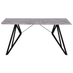 Esstisch BUSCOT Grauer Betoneffekt 160 cm 90 cm