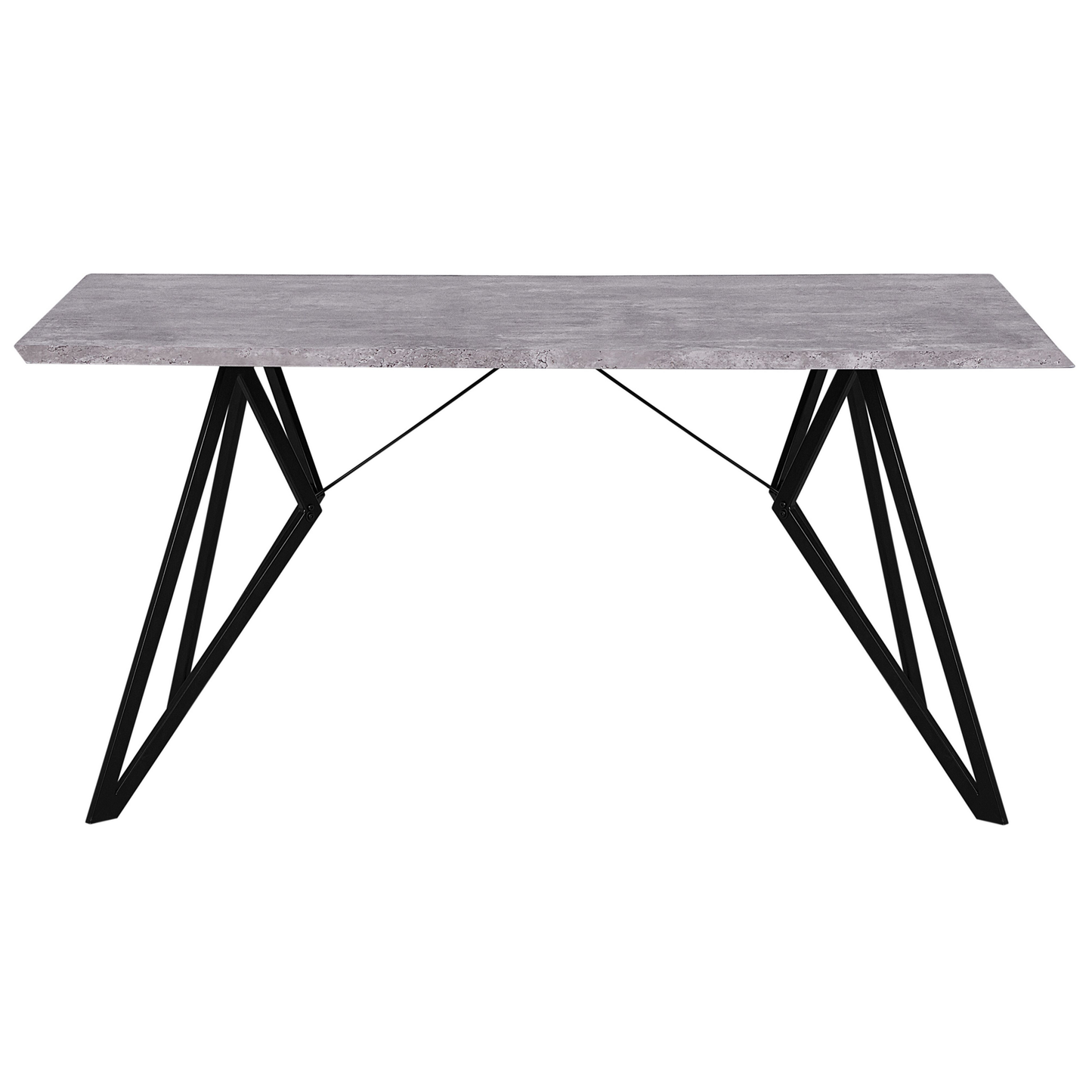 Esstisch BUSCOT Grauer Betoneffekt 160 cm 90 cm