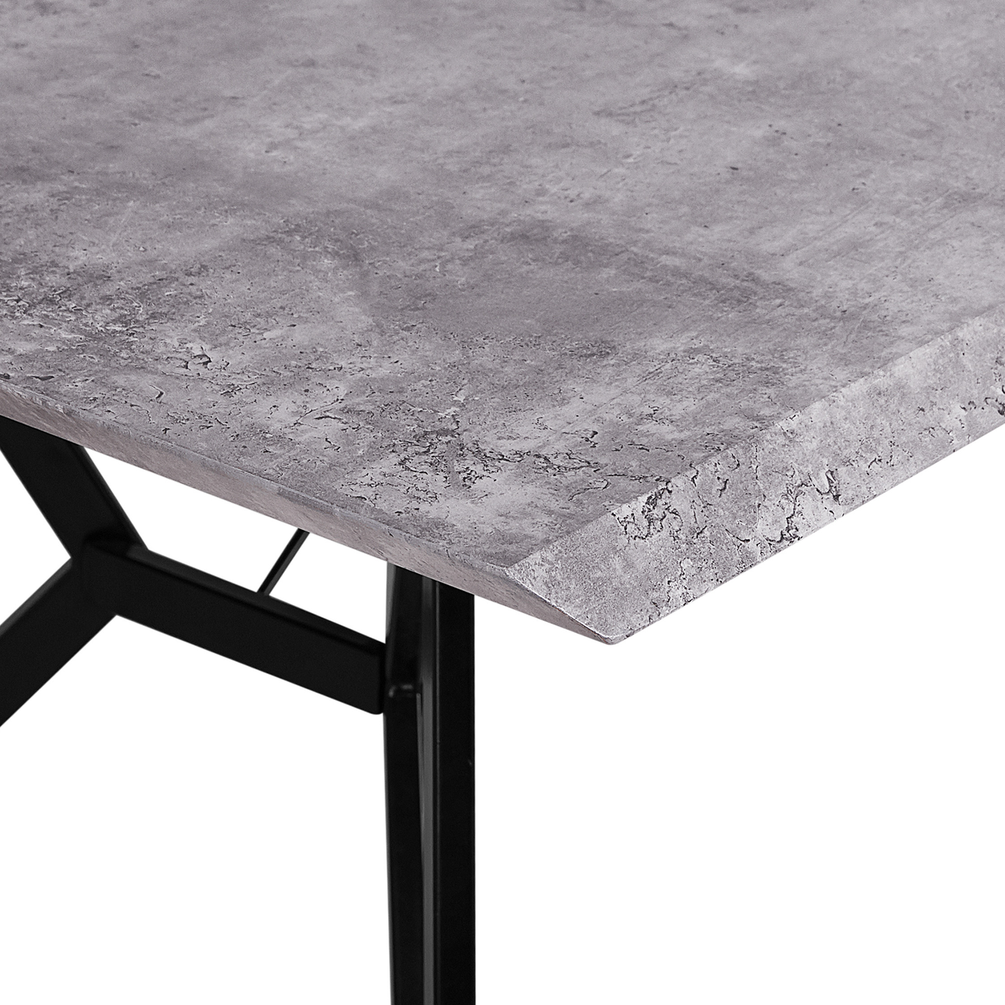 Esstisch BUSCOT Grauer Betoneffekt 160 cm 90 cm