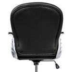 Bürostuhl drehbar PRINCESS Kunstleder Schwarz