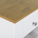 Nachttisch mit 1 Schublade WINGLAY Weiss