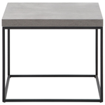 Beistelltisch Betonoptik / schwarz 60 x 60 x 50 cm DELANO