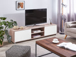 TV-Möbel LINCOLN Braun / Weiss