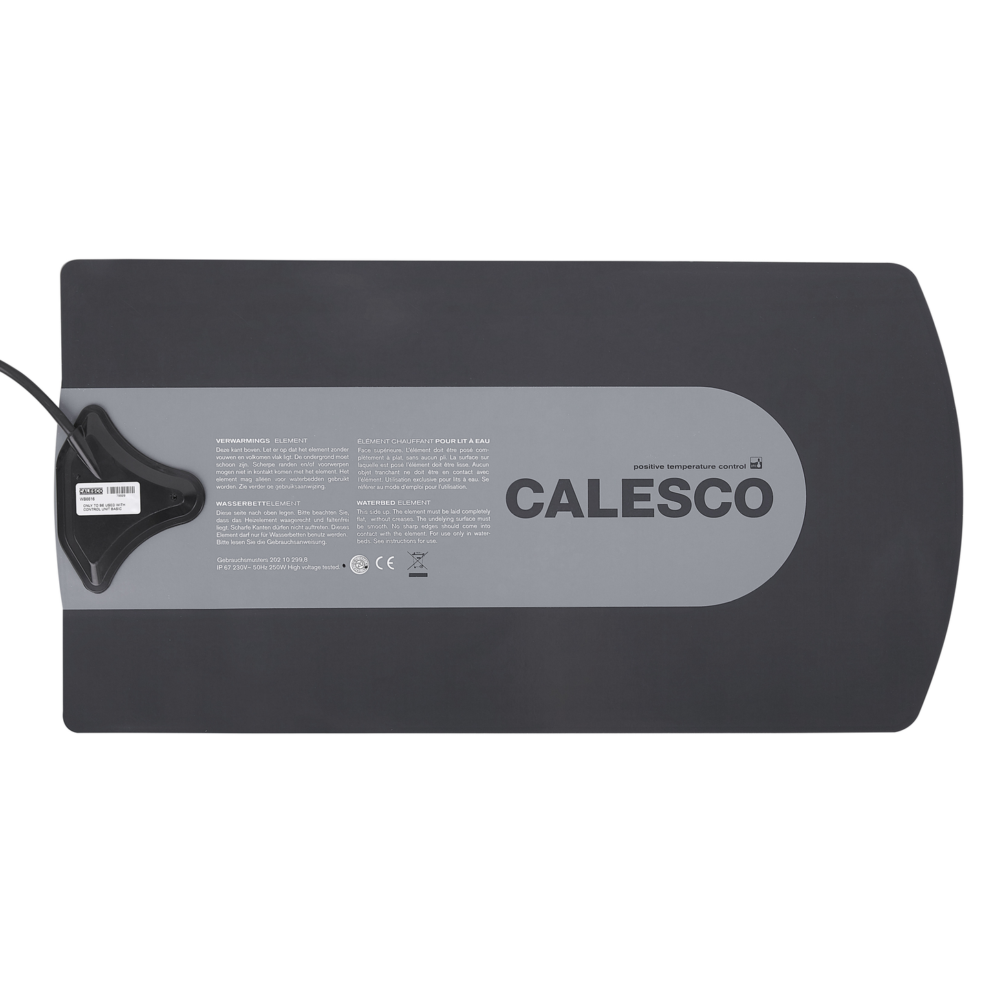 Wasserbett Echtleder PARIS 140 x 200 cm Gold