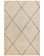 Teppich beige / schwarz 200 x 300 cm Shaggy MUTKI