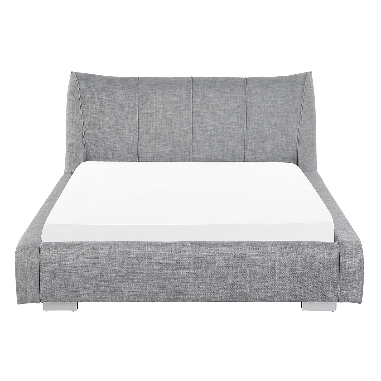 Wasserbett Stoff NANTES 140 x 200 cm Hellgrau