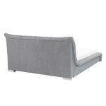 Wasserbett Stoff NANTES 140 x 200 cm Hellgrau